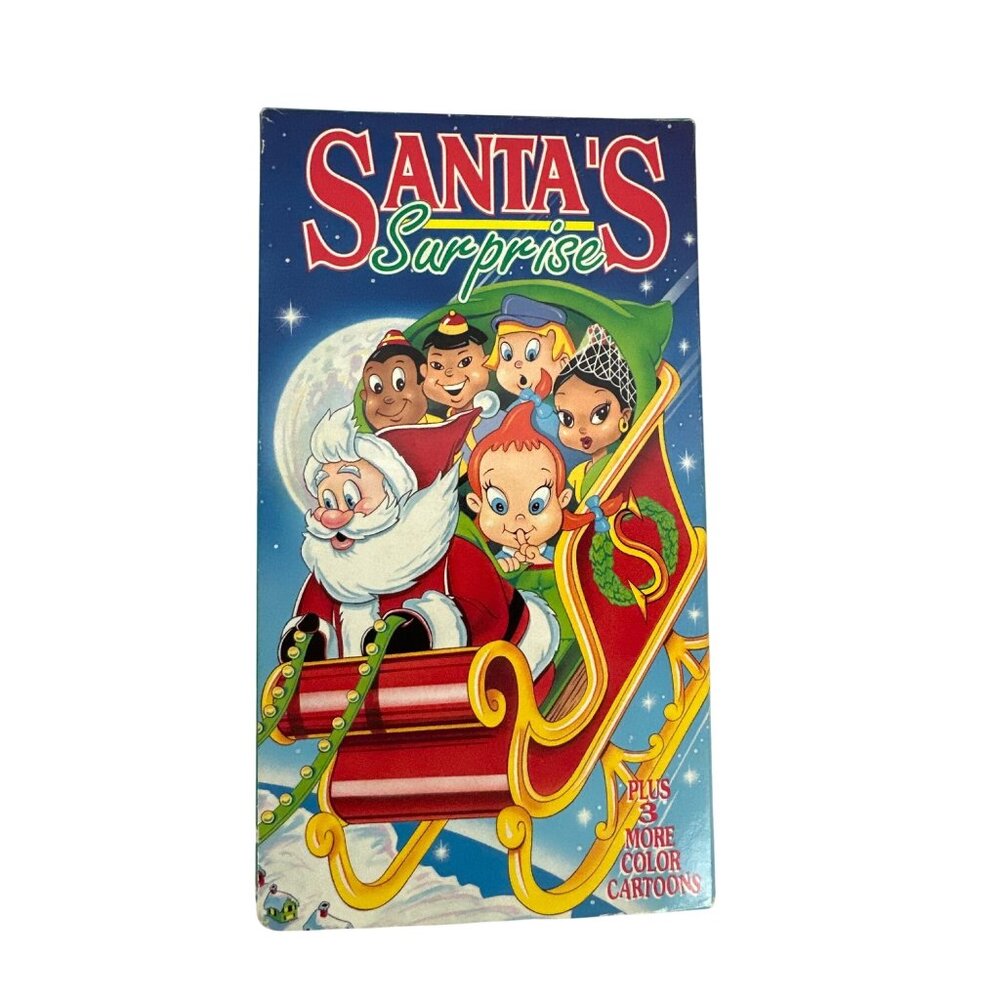Santas Surprise 1991 VHS Animation Holiday Classic Kids Family